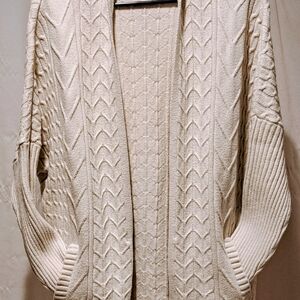 Cyrus Cream Textured Cardigan